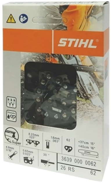 Ланцюг для бензопили Stihl Rapid Micro 62GL .325" (36390000062) - зображення 1