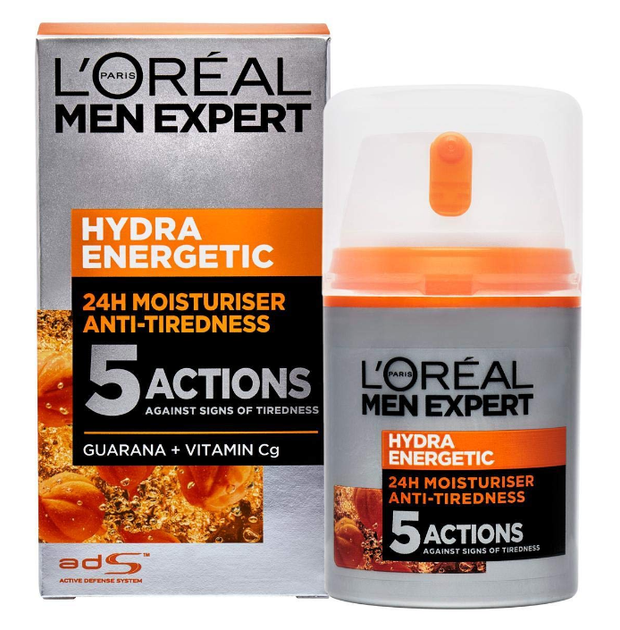 Крем для обличчя L'Oréal Men Expert Hydra Energetic Pump 50 мл (3600520297613) - зображення 2