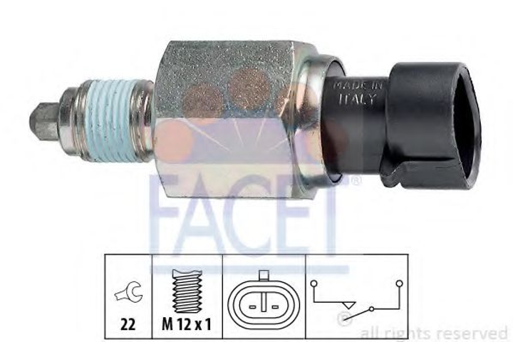Датчик заднего хода 1.6 D Multijet 10- (7.6196) Facet Facet (76196) - изображение 1