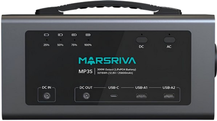 Зарядна станція Marsriva MP3S / 300 Вт / 327.6 Вт⋅год / LiFePO4 (MP3S_MARSRIVA) - зображення 1