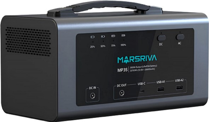 Зарядна станція Marsriva MP3S / 300 Вт / 327.6 Вт⋅год / LiFePO4 (MP3S_MARSRIVA) - зображення 2