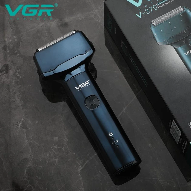 Електробритва шейвер VGR V-370 PRO IPX5 Waterproof Dark Green - изображение 2