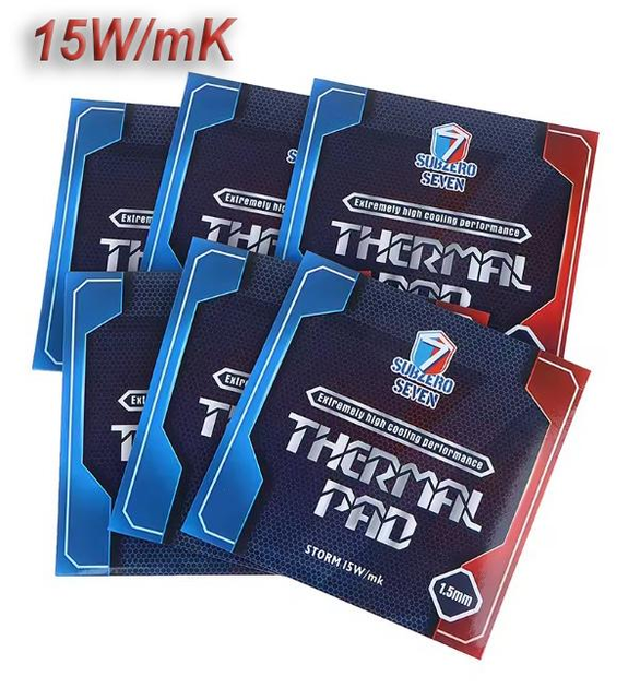 Термопрокладка SubZero Seven Storm 15 W/mK 100x100x1.5 мм - изображение 2