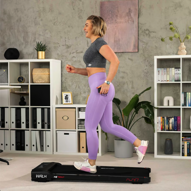 Бігова доріжка Hop-Sport HS-750WP Walk: Електрична, Компактна, 1.0 к.с., до 6 км/год. Для ходьби вдома, фітнесу - зображення 4
