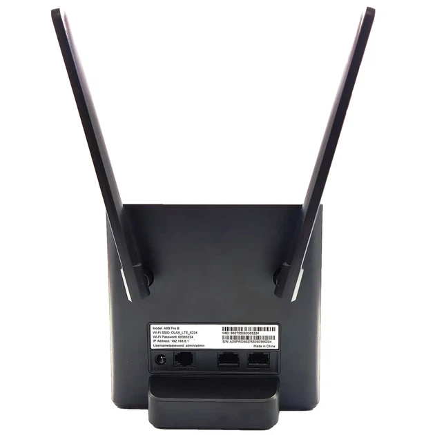 4G 3G WiFi роутер стационарный маршрутизатор с аккумулятором под мобильный и проводной интернет - изображение 3