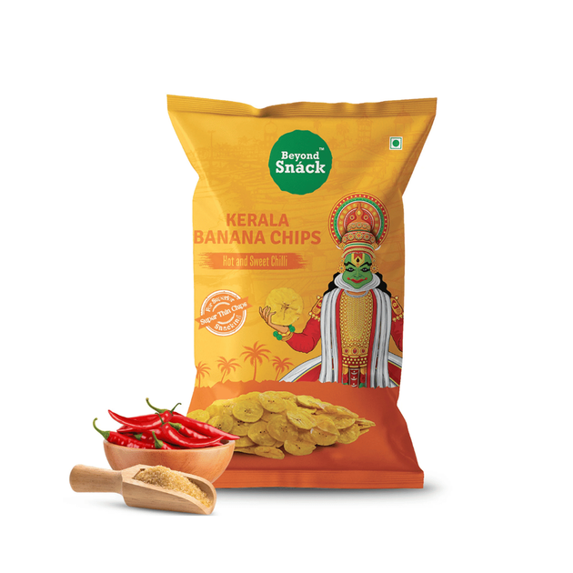 Бананові чіпси з Керали Солодко-гострий чилі 85г Beyond Snack 0754590964753 - Фото 1 Бананові чіпси з Керали Солодко-гострий чилі 85г Beyond Snack 0754590964753 - зображення 1