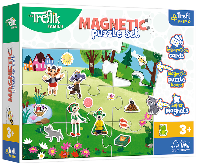 Пазли магнітні Primo. День Трефликів. Treflik's day (9 ел.) 93166 (Trefl) - Фото 1 Пазли магнітні Primo. День Трефликів. Treflik's day (9 ел.) 93166 (Trefl) - изображение 1