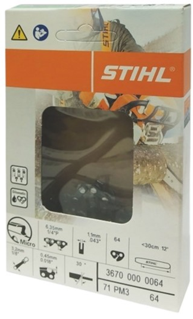 Łańcuch do pilarki spalinowej Stihl PM3 1/4" P MSA 160/MS 192 T (36700000064) - obraz 1