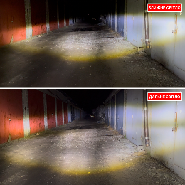 Світлодіодна LED лід балка ближнє + дальнє світло з чіткою СТГ 96W 33СМ 96ВТ (світлодіоди 8w х 12шт) - Фото 3 Світлодіодна LED лід балка ближнє + дальнє світло з чіткою СТГ 96W 33СМ 96ВТ (світлодіоди 8w х 12шт) - зображення 3
