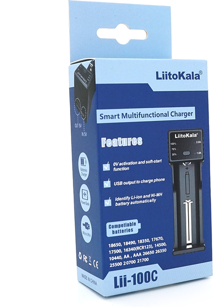 Зарядний пристрій LiitoKala Lii-100C (YT35878) - зображення 4