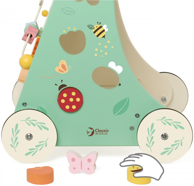 Дерев'яна багатофункціональний візок Tooky Toy Classic World Forest Walking 8в1 6 елементів (6927049015274) - зображення 12