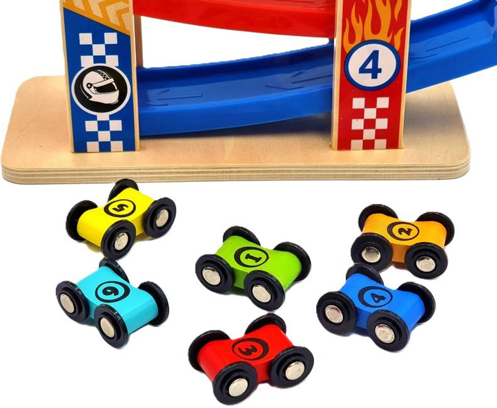 Автомобільна гірка Tooky Toy Кольоровий трек 8 елементів (6970090042492) - зображення 5