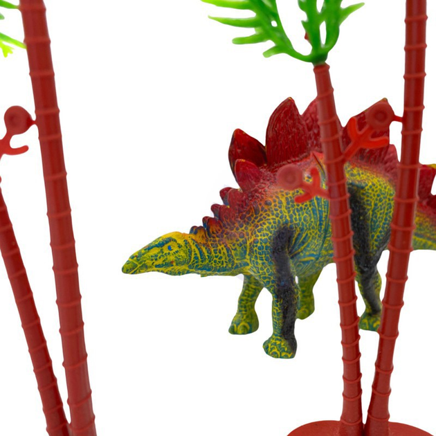 Zestaw figurek Woopie Dinozaury z matą oraz kuferkiem 16 elementów (5906280651206) - obraz 3