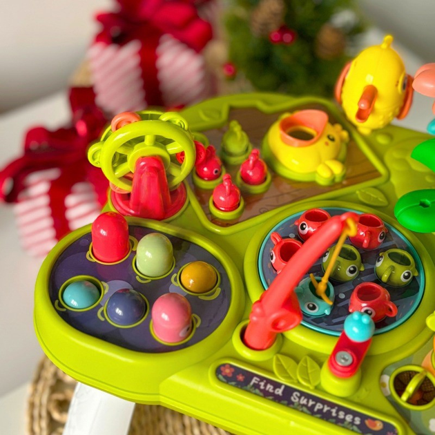 Інтерактивний набір Woopie Baby Montessori мультиосвітній столик 8 в 1 (5904326949737) - зображення 5