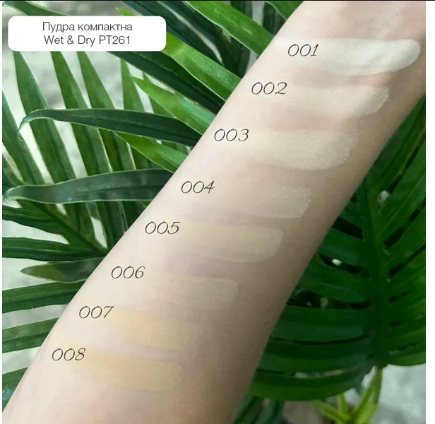 Пудра компактная TopFace Instyle Wet & Dry Powder тон 07 Caramel - изображение 3