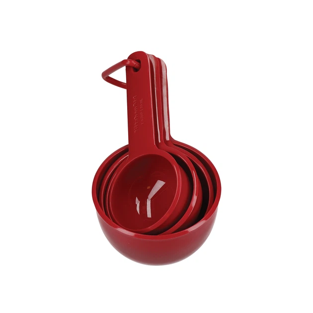Набор мерных ковшиков KitchenAid Universal 59+79+118+237 мл Красных 4 шт (KQG058OHERE) - изображение 3