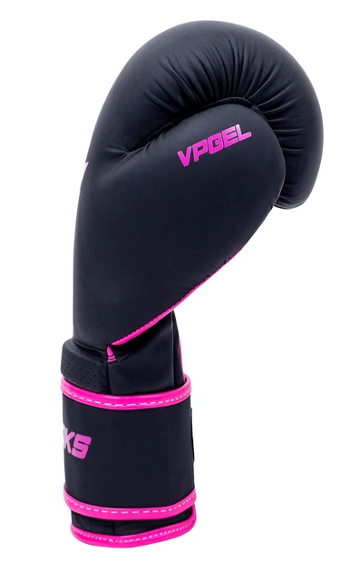 Боксерські рукавиці V`Noks Ultima Black Fuxia, PU, 12 унцій (340г.) для спортсменів 60-80 кг. (60181) - Фото 3 Боксерські рукавиці V`Noks Ultima Black Fuxia, PU, 12 унцій (340г.) для спортсменів 60-80 кг. (60181) - зображення 3