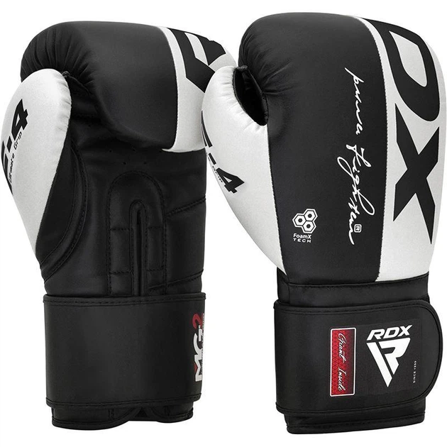 Боксерские перчатки RDX F4 White 12 ун. - изображение 2