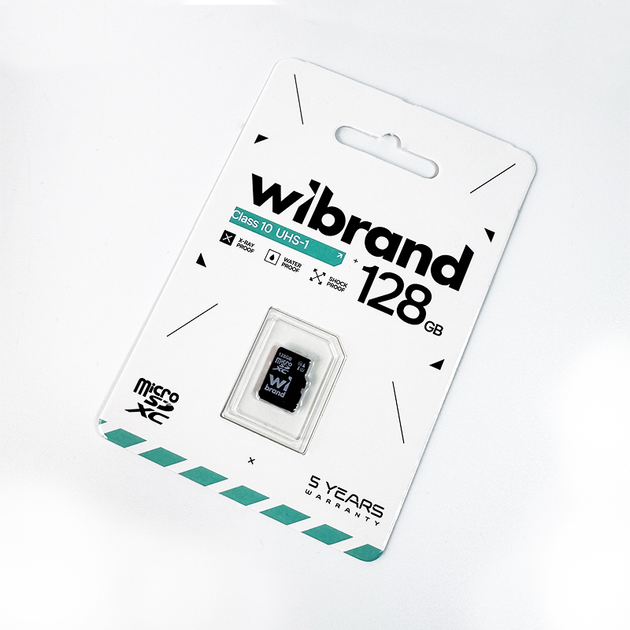 Карта пам'яті microSDXC (UHS-1) Wibrand 128Gb class 10 (WICDHU1/128GB) - изображение 5