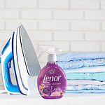 Спрей для удаления неприятных запахов и выравнивания формы одежды Lenor Love Exotic Bloom 2in1 Crease Releaser Faltenglatt & Textilerfrischer 500 мл - изображение 3