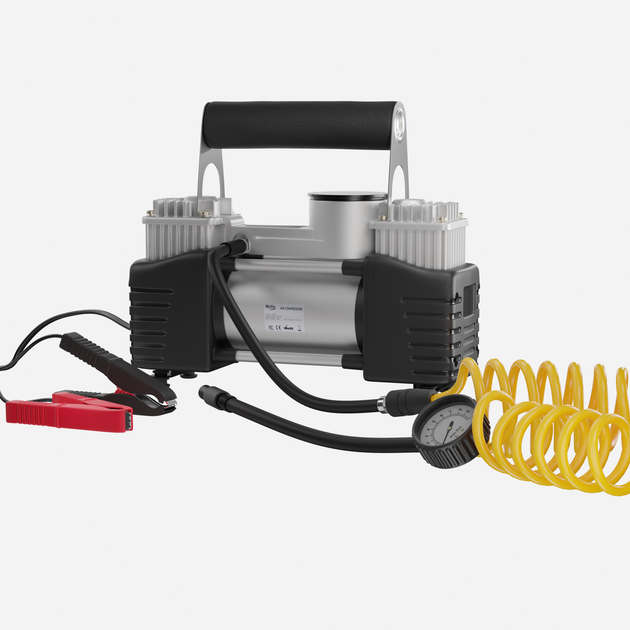 Компресор автомобільний Moltis, на 12v \ 2цілін. \ 25А \ 90л. \ 360Вт на 6 м. (10868) 10010 - зображення 3