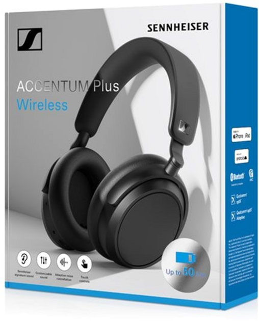 Słuchawki Sennheiser Accentum Plus Wireless Black (700176) - obraz 6