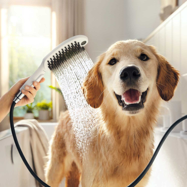 Ручна лійка для душу Hansgrohe DogShower 150 26640700 Біла - зображення 3