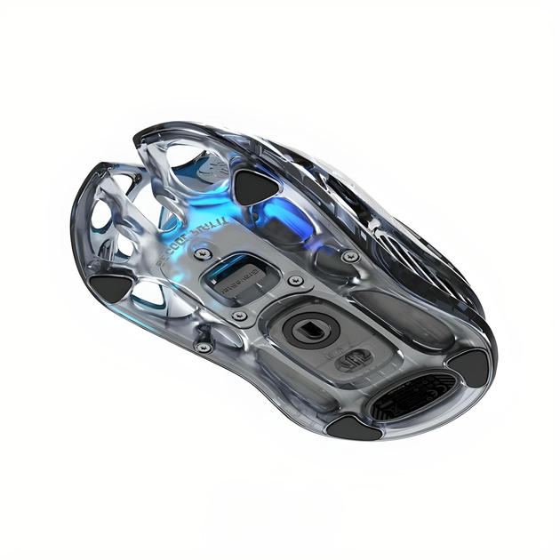 Мышь GRAVASTAR Mercury M2 - Transparent Black - Фото 4 Мышь GRAVASTAR Mercury M2 - Transparent Black - изображение 4