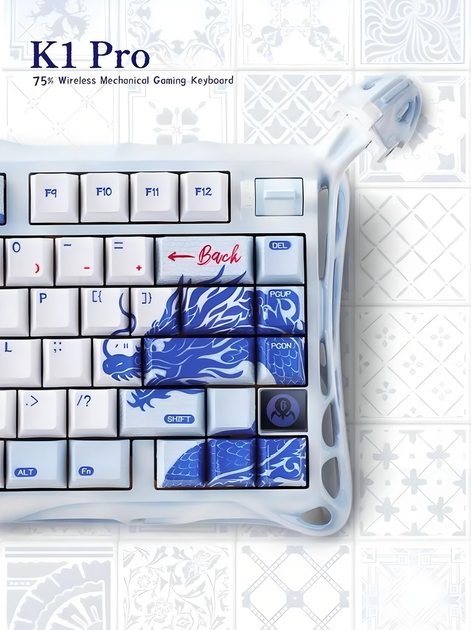 Набор GRAVASTAR Mercury клавиатура K1 Pro, мышь M1 Pro и коврик, LIMITED EDITION - изображение 8