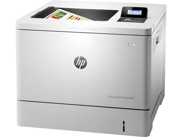 Принтер HP Color LaserJet Enterprise M553dn / Лазерная цветная печать / 1200x1200 dpi / A4 / 38 стр/мин / Ethernet, USB 2.0 / Дуплекс б/у - изображение 2