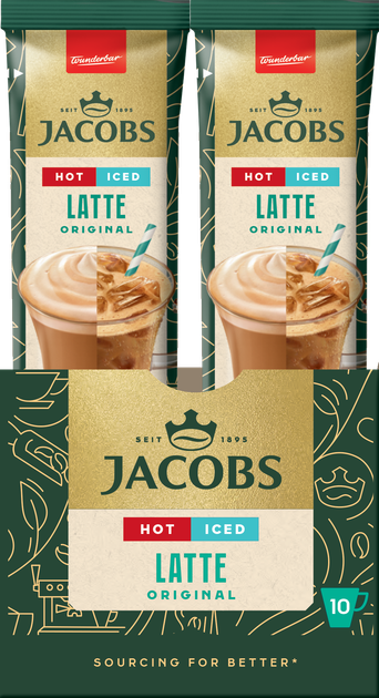 イチイ　コップ320 Купити Напій кавовий Jacobs Iced Latte Original 21.5 г х 10 шт