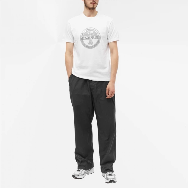 Футболка Napapijri Bollo Graphic T-Shirt White NP0A4H9K0021 L - изображение 5