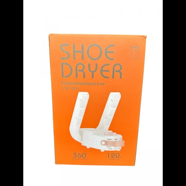 Антибактериальная cушилка для обуви Shoe Dryer LSF-006 52656 с ультрафиолетом и таймером, Белая - изображение 3