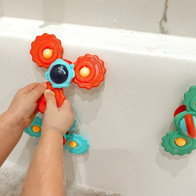 Zestaw do kąpieli Woopie Spinner z przyssawką 3 sztuki (5904326947382) - obraz 10