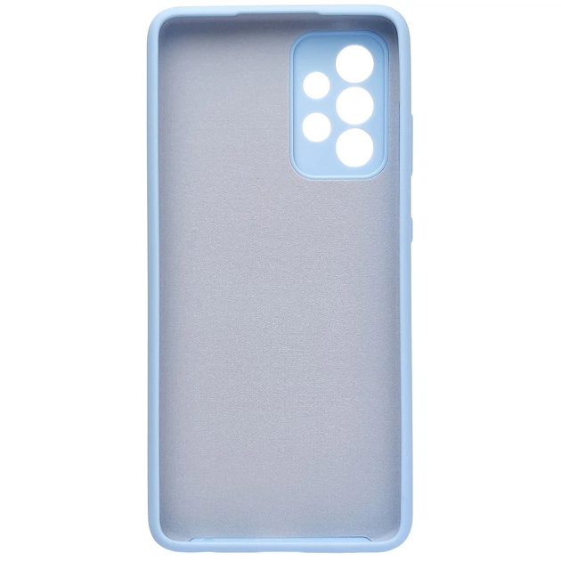 Чохол Full Silicone Case для Samsung Galaxy A33 5G Light Blue - зображення 5