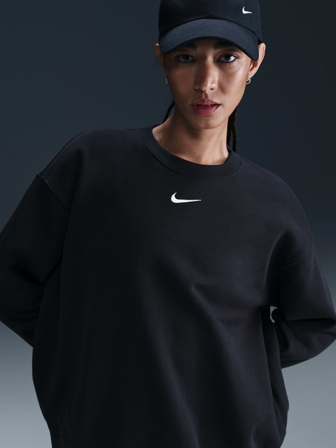 Світшот на флісі жіночий Nike Sportswear Phoenix Oversized Crew FZ4270-010 M Чорний від Rozetka на платформі USKIDKA Акція на Світшот на флісі жіночий Nike Sportswear Phoenix Oversized Crew FZ4270-010 M Чорний від Rozetka