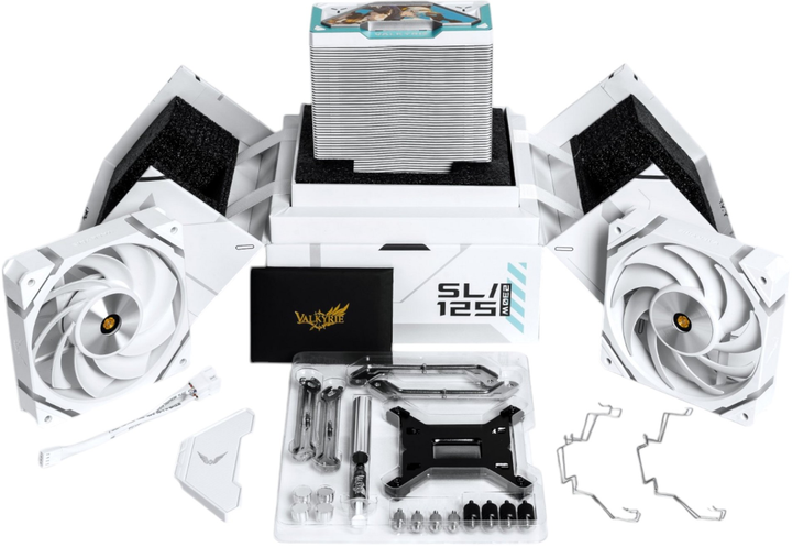 Кулер Valkyrie Vind SL125 White (VK-AIRSL125W) - зображення 13