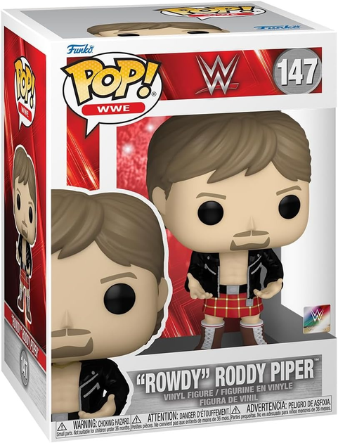 Фігурка Funko Pop WWE - 'Rowdy' Родді Пайпер 9.5 см (889698751018) - зображення 1