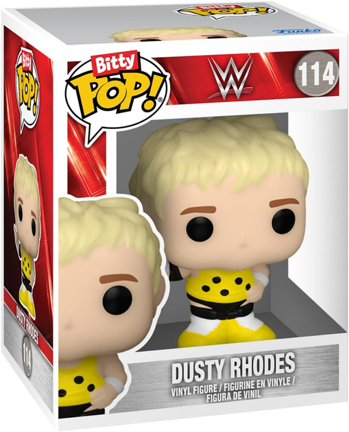 Zestaw figurek Funko Bitty Pop WWE - Dusty Rhodes 3.5 cm 4 szt (889698754620) - obraz 2