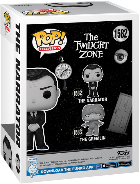 Figurka Funko Pop Television: The Twilight Zone - The Narrator 9 cm (889698801980) - obraz 3