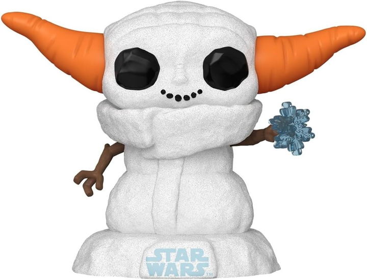 Фігурка Funko Pop Disney Star Wars: The Mandalorian Holiday - Grogu Snowman 9.5 см (889698800112) - зображення 2