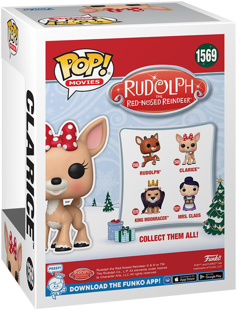 Фігурка Funko Pop Movies: Рудольф Червононосець - Клариса 9 см (889698810401) - зображення 3