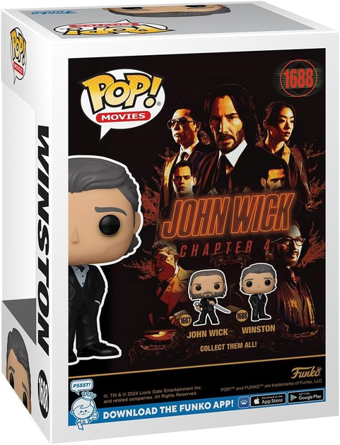 Figurka Funko Pop Movies: John Wick 4 - Winston 9.5 cm (889698761048) - obraz 3