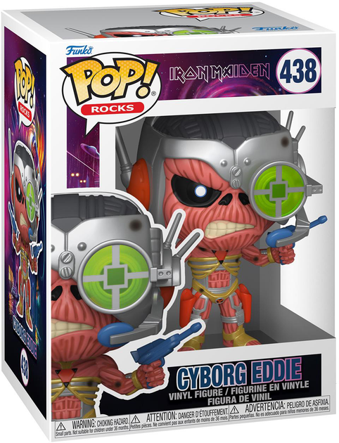 Figurka Funko Pop Rocks: Iron Maiden - Cyborg Eddie 9 cm (889698804875) - obraz 1