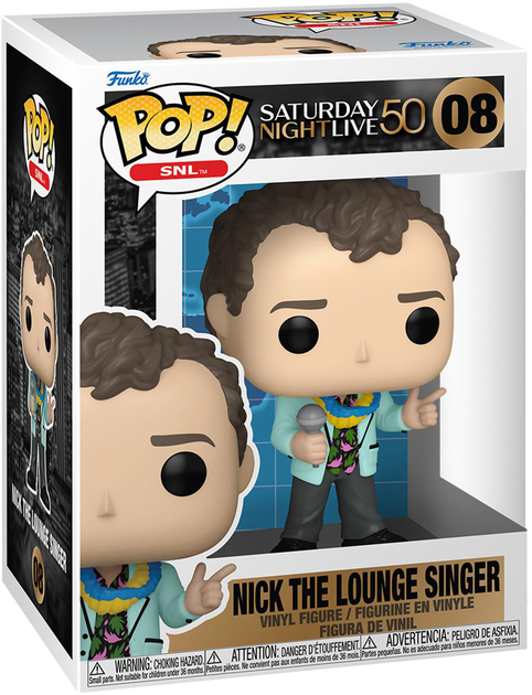 Фігурка Funko Pop SNL: Saturday Night Live 50th Anniversary - Nick the Lounge Singer 9 см (889698800655) - зображення 1