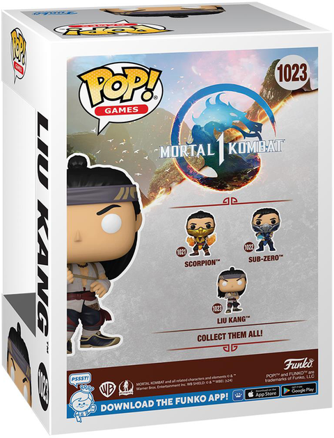 Фігурка Funko Pop Games: Mortal Kombat - Liu Kang God of Fire 9 см (889698802765) - зображення 3