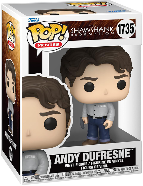 Figurka Funko Pop Movies: The Shawshank Redemption - Andy Dufresne 9 cm (889698802307) - obraz 1