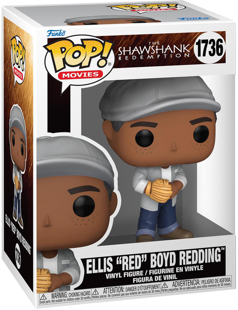 Фігурка Funko Pop Movies: The Shawshank Redemption - Елліс «Ред» Бойд Реддінг 9 см (889698802314) - зображення 1