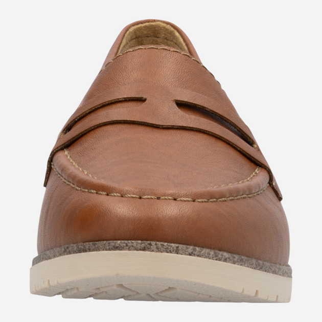 Loafersy damskie RIEKER 45300-24 38 (5UK) 25 cm Brązowe (4061811645770) - obraz 6