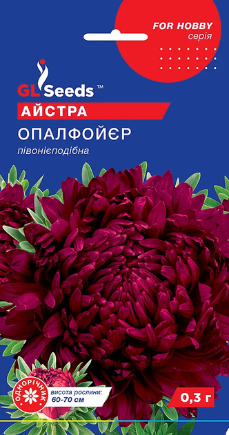 Семена Астра Опал Фойер 0,3г GL Seeds - Фото 1 Семена Астра Опал Фойер 0,3г GL Seeds - изображение 1